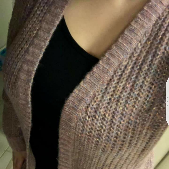 🆕RAINBOW THREAD LUREX  CARDIGAN - Picture 6 of 7